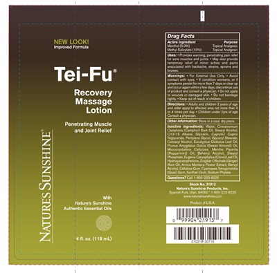 Box (4 Oz Tei Fu Recovery Message Lotion Lus21913  Rev 0718 Copy)